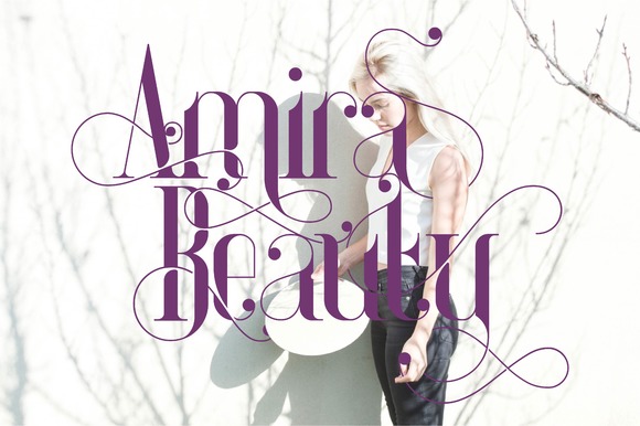 Amira Beauty: A Display Font Built for Presence