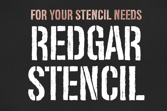 Redgar Stencil: A Practical Tool for Bold Design and Clear Communication